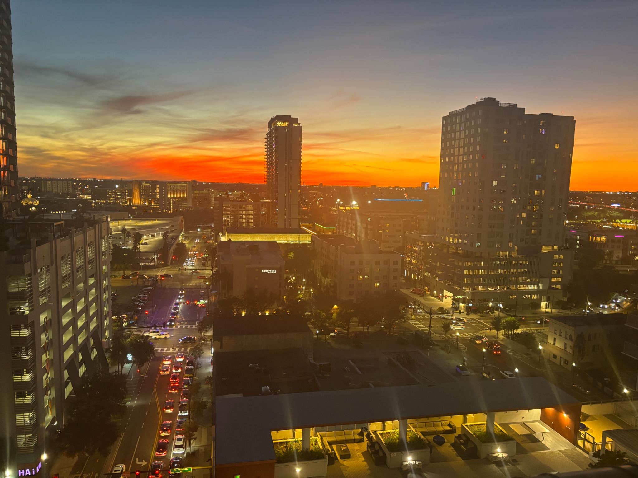 Downtown at Sunset