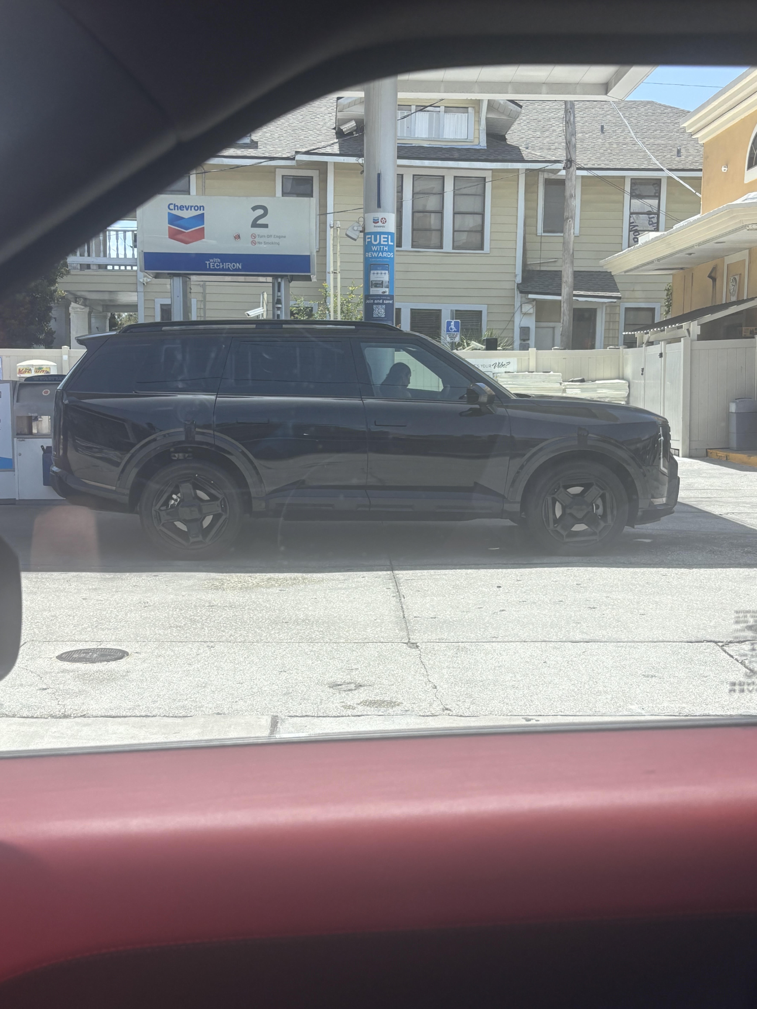 SUV Through the Window